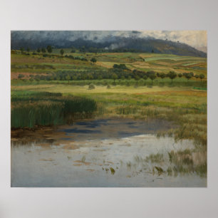 Poster The Drowned Pond, 1887 (óleo na canvas)