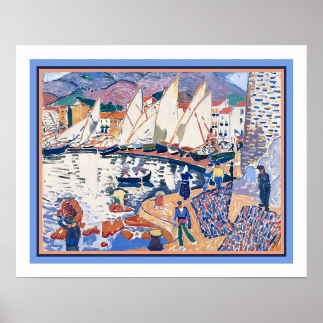 Poster "The Drying Sails", por Andre Derain, ca. 1905 (Frente)