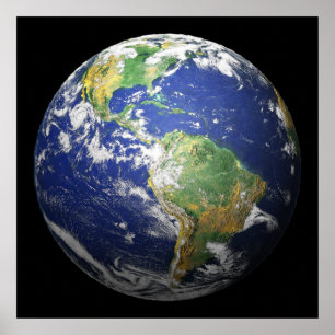 Poster The Earth - 3D Effect