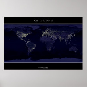Poster The Earth at Night