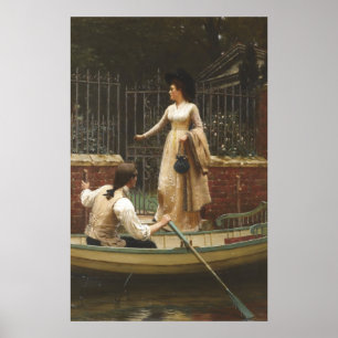 Poster The Elopement (Primeira data) (por E.B. Leighton)