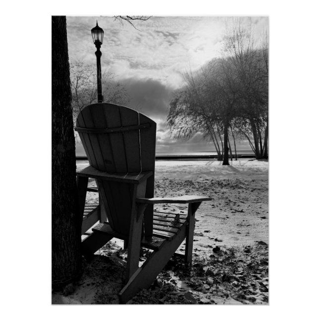 Póster The Empty Chair by the Lake (Frente)
