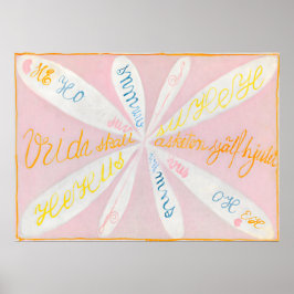 Poster The Eros Series, nr. 5, por Hilma af Klint