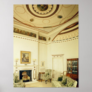 Póster The Etruscan Room designed by Robert Adam