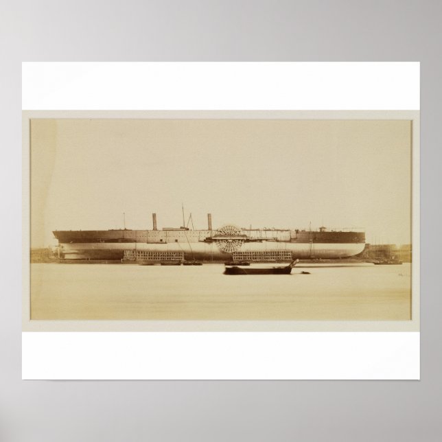 Póster The Excelente Eastern, 17 de novembro de 1857 (alb (Frente)