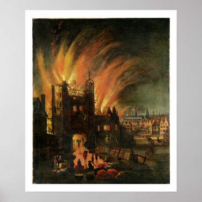 Poster The Excelente Fire of London (setembro de 1666) co (Frente)