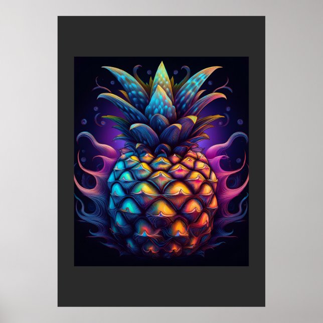 Poster The Famous Mandelbrot Pineapple (Frente)