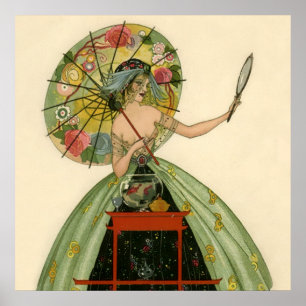 Poster "The Fish Bowl" por Umberto Brunelleschi