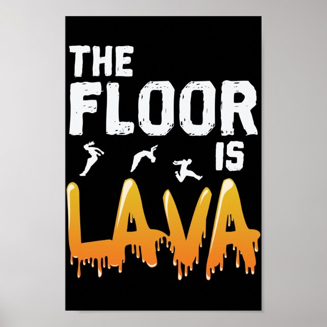 Poster The Floor is Lava (Frente)