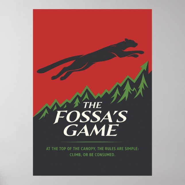Poster The Fossa’s Game Wildlife Strategy (Frente)