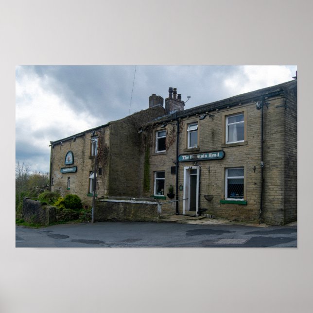 Poster The Fountain Head Inn, Halifax (Frente)