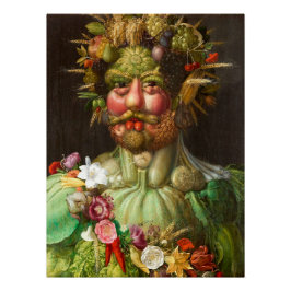 Póster The Four Seasons: Vertumnus - Giuseppe Arcimboldo