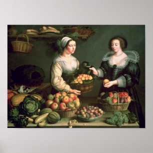 Poster The Fruit and Vegetable Seller