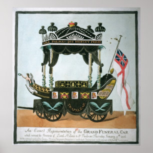 Póster The Funeral of Lord Nelson  on 9th January 1806