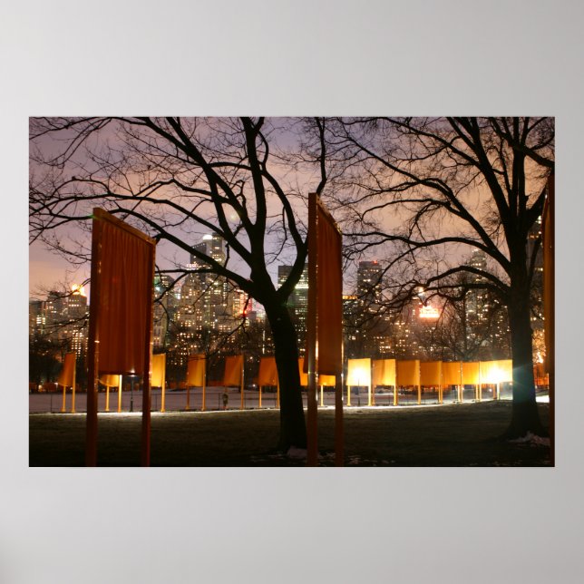 Póster The Gates, NYC, Fev de 2005 (Frente)