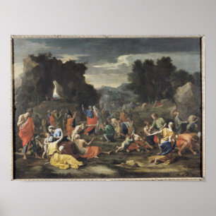 Póster The Gathering of Manna, c.1637-9