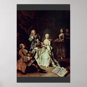 Póster The Geography Lesson By Longhi Pietro