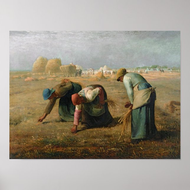 Póster The Gleaners, 1857 (Frente)