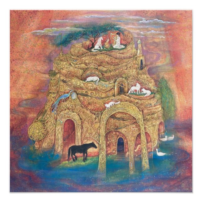 Póster The Golden Labyrinth of Animal Paradise (Frente)