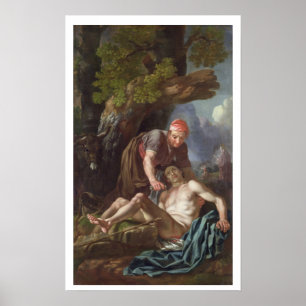 Póster The Good Samaritan, c.1751-52 (óleo na canvas)