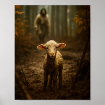 The Good Shepherd and the Lost Lamb – Jesus & Lamb