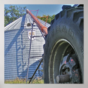 Póster The Grain Auger and Bin