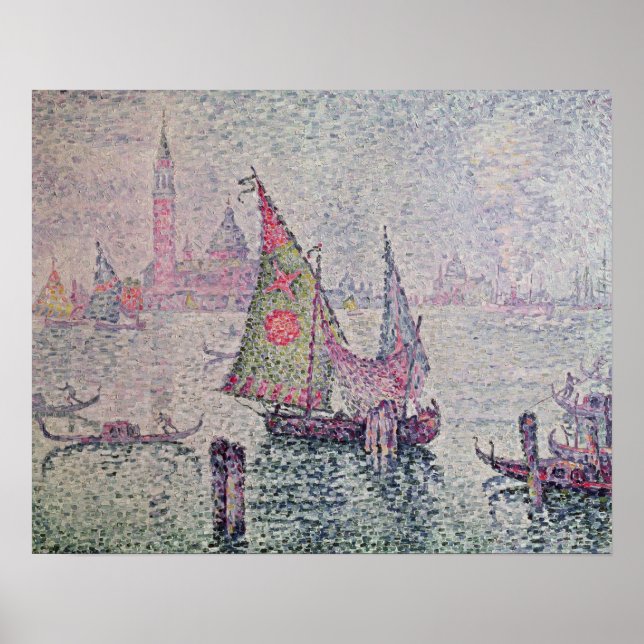 Póster The Green Sail, Veneza, 1904 (Frente)