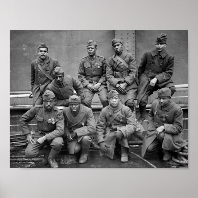 Poster The Harlem Hellfighters - WW1 1919 (Frente)