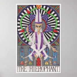 Poster The Hierophant tarot card