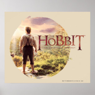 Póster The Hobbit Logo with BILBO BAGGINS™ Back