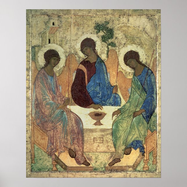 Poster The Holy Trinity, 1420s (Frente)