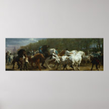 "The Horse Fair", por Rosa Bonheur Poster, Impress