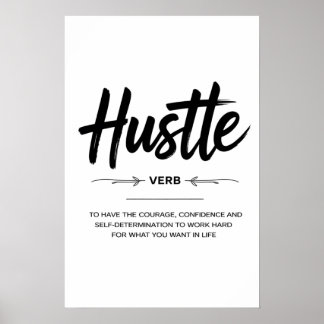 Poster The Hustle Mindset