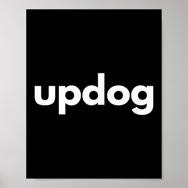 Poster The Incognito Store _ Updog Dog Lover Funny - Blac (Frente)