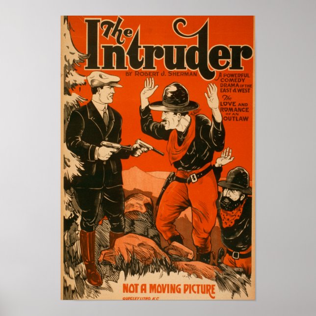 Poster The Intrder - Western Cowboy Comedy Theatration (Frente)