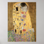 Póster The Kiss, 1907-08<br><div class="desc">The Kiss,  1907-08 | by Gustav Klimt | Art Location: Osterreichische Galerie Belvedere,  Vienna,  Austria | Austrian Artist | Image Collection Number: XAM601</div>