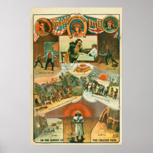 Poster "The Klondyke Nugget" Poster, cerca de 1898