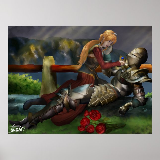 Poster The Knight and The Princess (Frente)