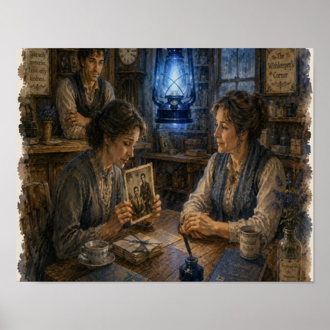 Poster The Lantern That Flickered Blue: Plate RH-WC-B2-00 (Frente)