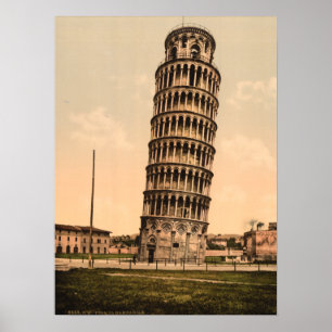 Póster The Leaning Tower of Pisa, Tuscany, Italy