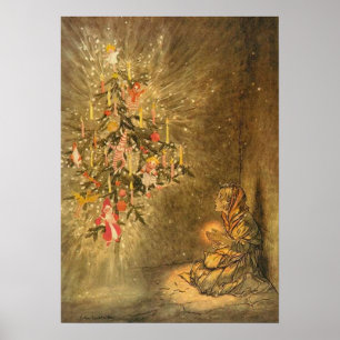 Poster The Little Match Girl by arthur rackham