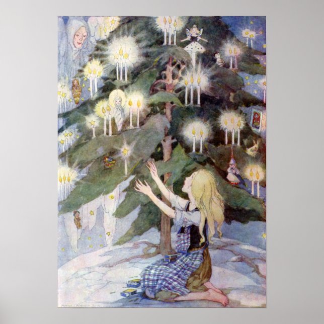 Poster The Little Match Girl de Anne Anderson (Frente)