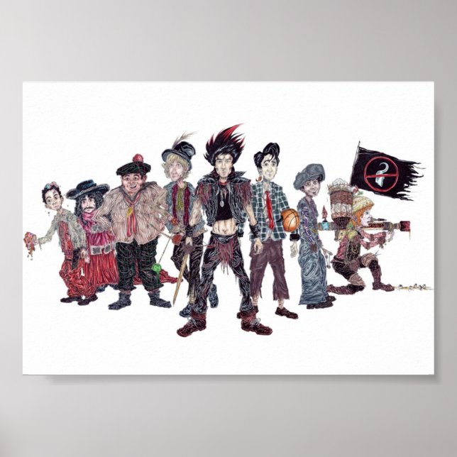Poster The Lost Boys from Hook 1991 (Frente)