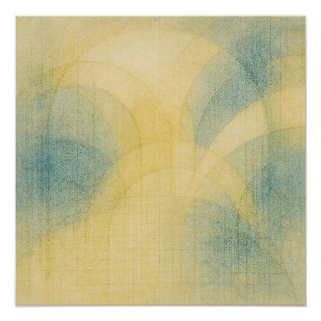Póster The Luminous Garden Pt4 Japandi Pale Gold (Frente)