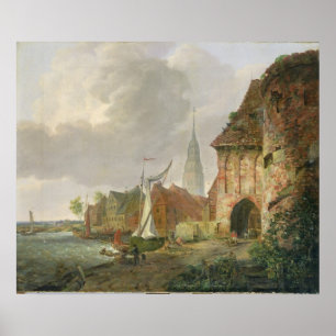 Póster The March Gate in Buxtehude, 1830