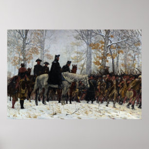 Poster The March to Valley Forge por William B. T. Trego