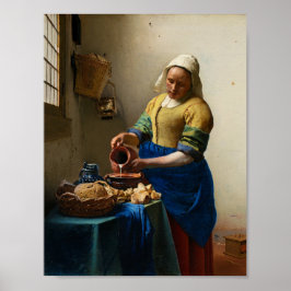 Poster The Milkmaid by Johannes Vermeer