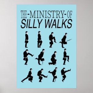 Poster The Ministry of Silly Walks