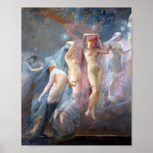 Poster The Morning Stars By Sarah Paxton Ball Dodson 1887