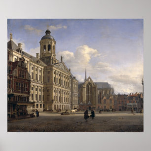 Poster The New Town Hall, Amsterdã, 1668